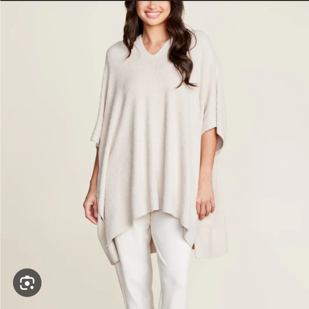 Barefoot Dreams CozyChic Lite Hooded Poncho OS